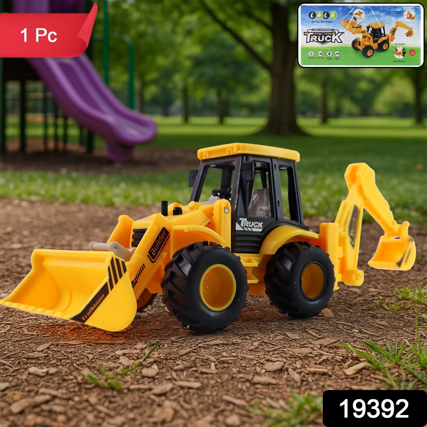 LALA BuildMaster JCB-Style Loader Truck LALA BuildMaster JCB-Style Loader Truck